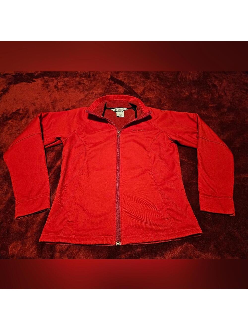 Columbia Red Full-Zip Jacket